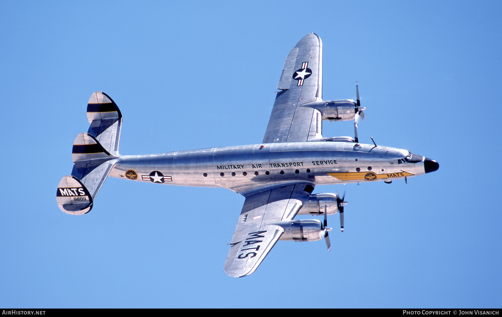 Aircraft Photo of N494TW / 8609 | Lockheed C-121A Constellation | USA - Air Force | AirHistory.net #533124