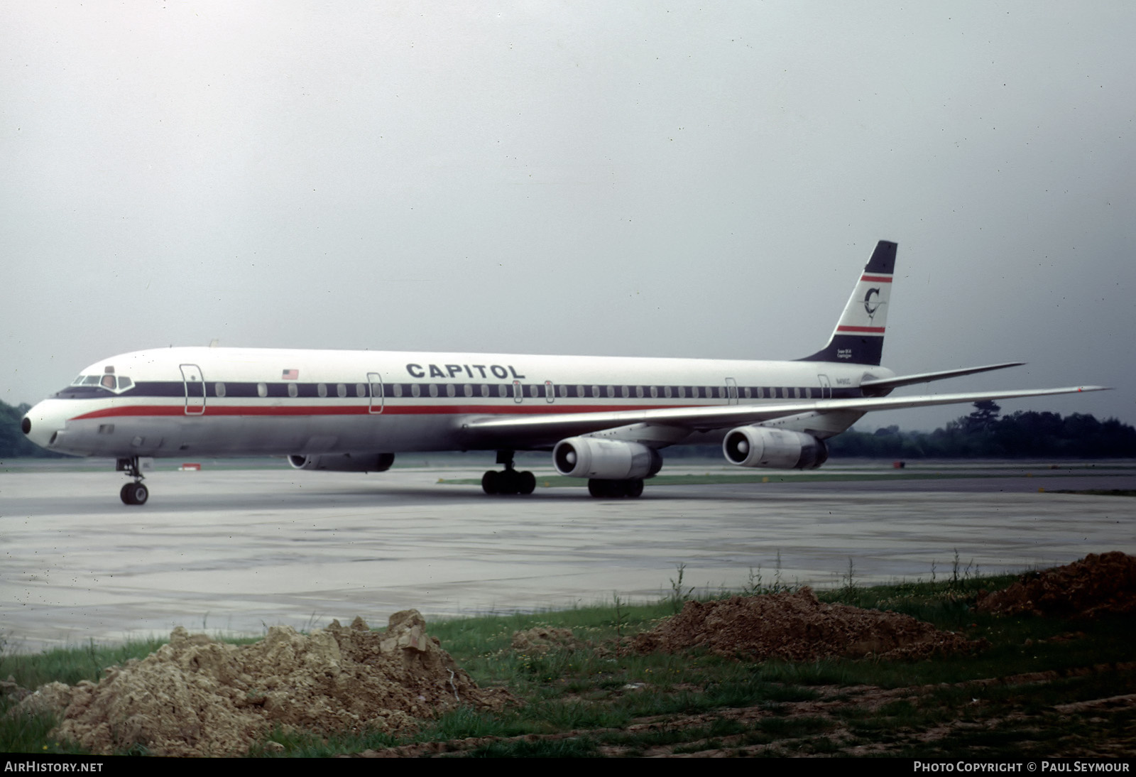 Aircraft Photo of N4910C | McDonnell Douglas DC-8-63CF | Capitol Airways | AirHistory.net #533138