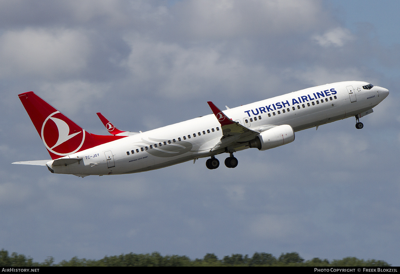 Aircraft Photo of TC-JGY | Boeing 737-8F2 | Turkish Airlines | AirHistory.net #533159