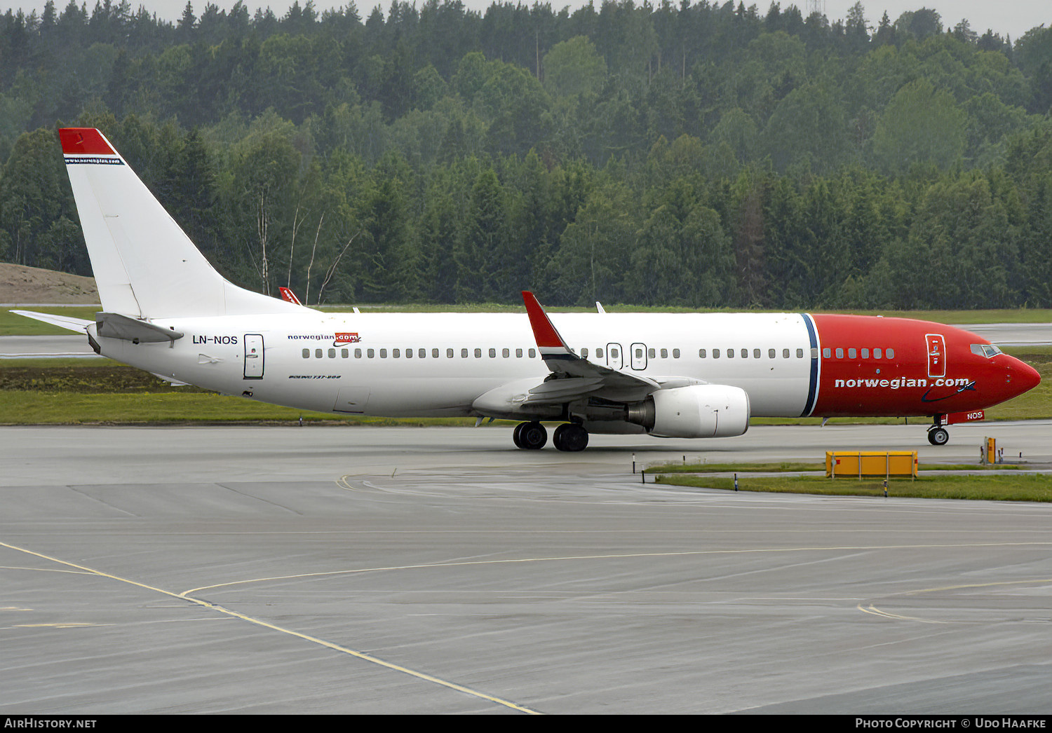 Aircraft Photo of LN-NOS | Boeing 737-8BK | Norwegian | AirHistory.net #533182