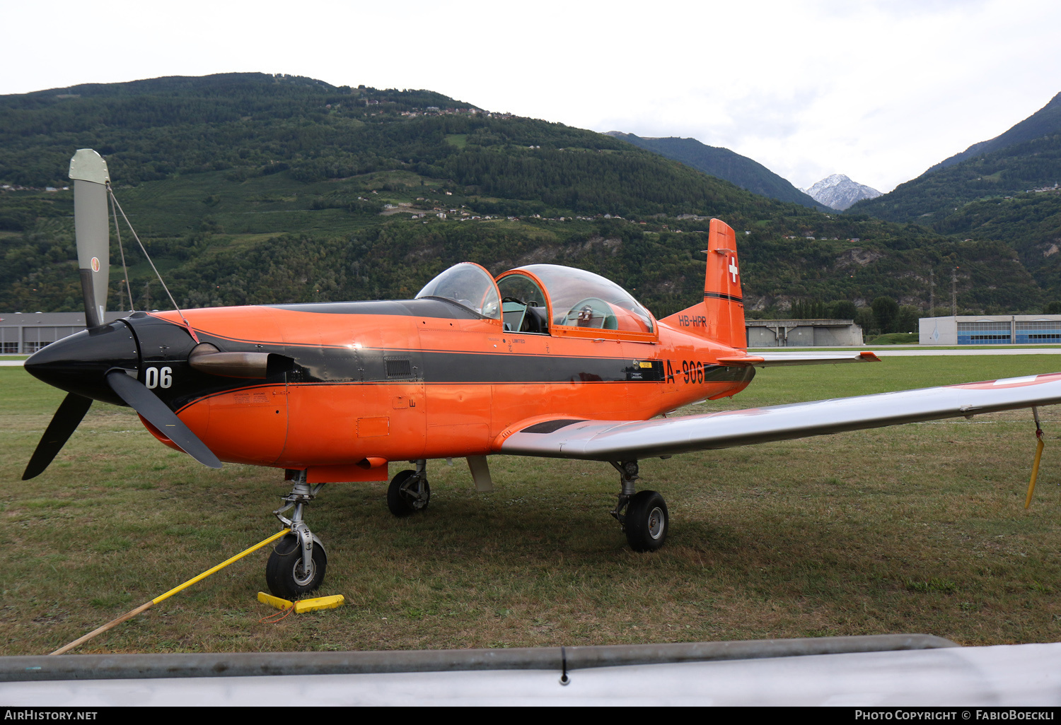 Aircraft Photo of HB-HPR / A-906 | Pilatus PC-7 | Switzerland - Air Force | AirHistory.net #533186