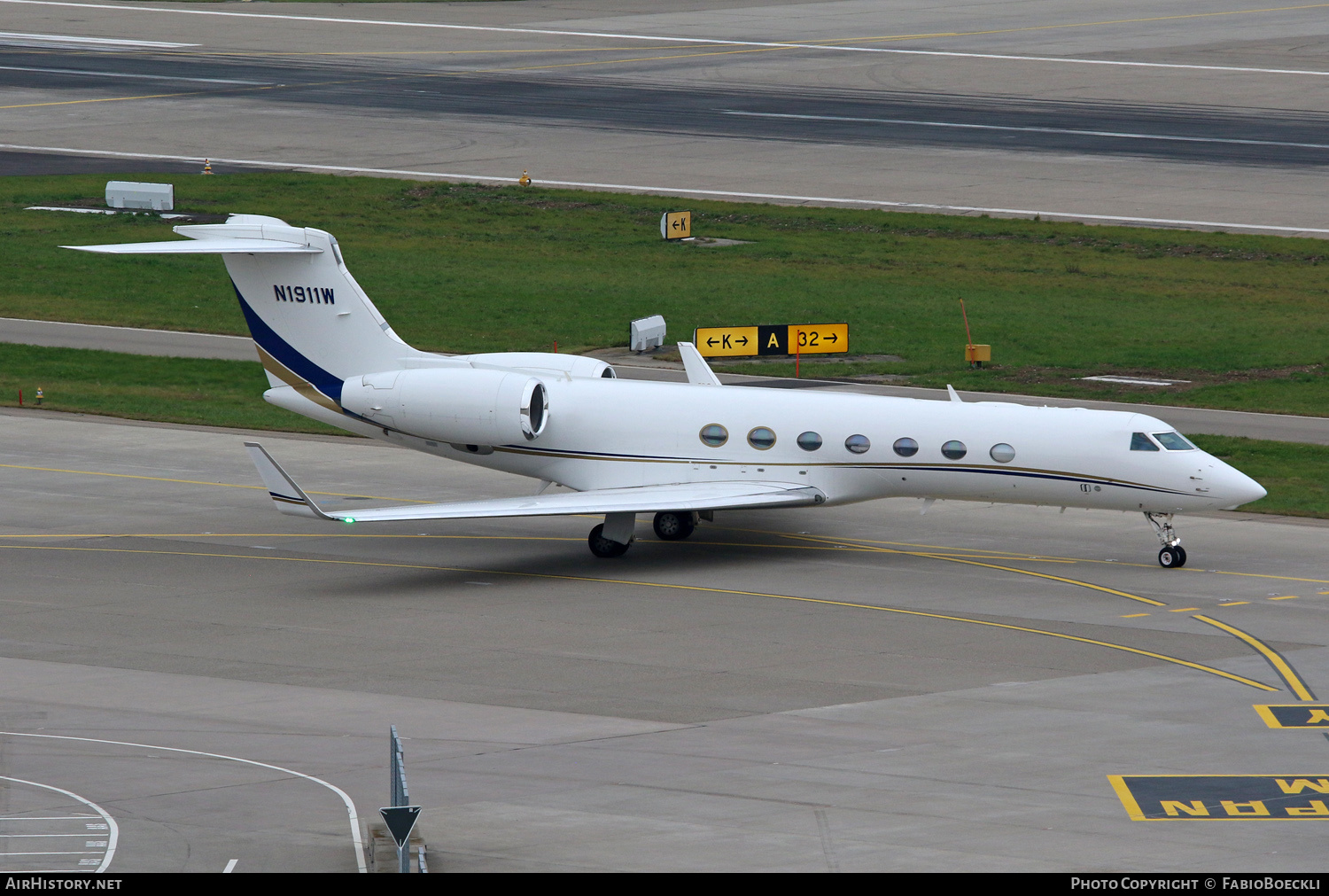 Aircraft Photo of N1911W | Gulfstream Aerospace G-V-SP Gulfstream G550 | AirHistory.net #533233