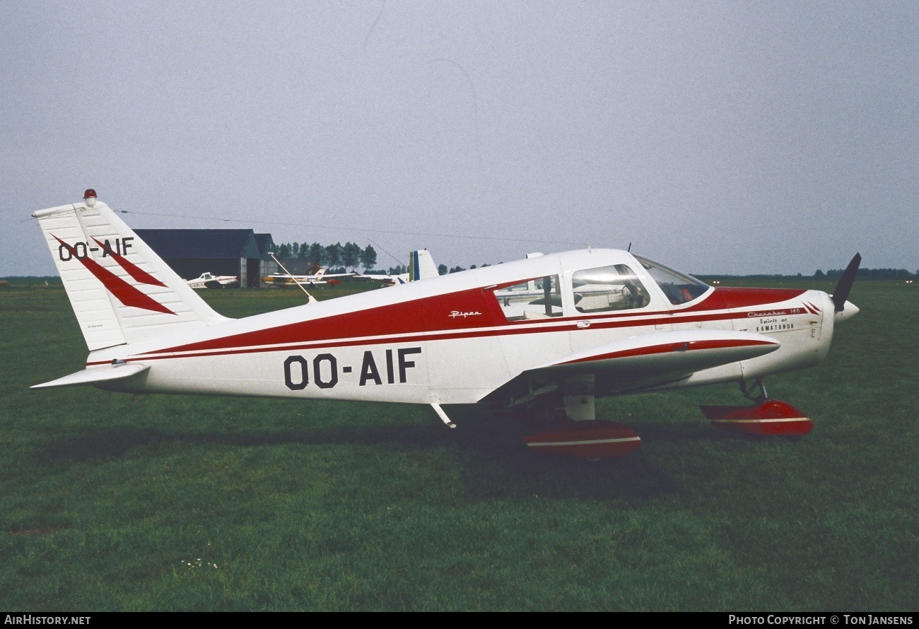 Aircraft Photo of OO-AIF | Piper PA-28-140 Cherokee | AirHistory.net #533237