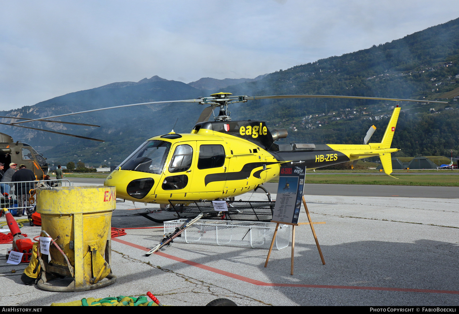 Aircraft Photo of HB-ZES | Aerospatiale AS-350B-3 Ecureuil | Eagle Helicopter | AirHistory.net #533252