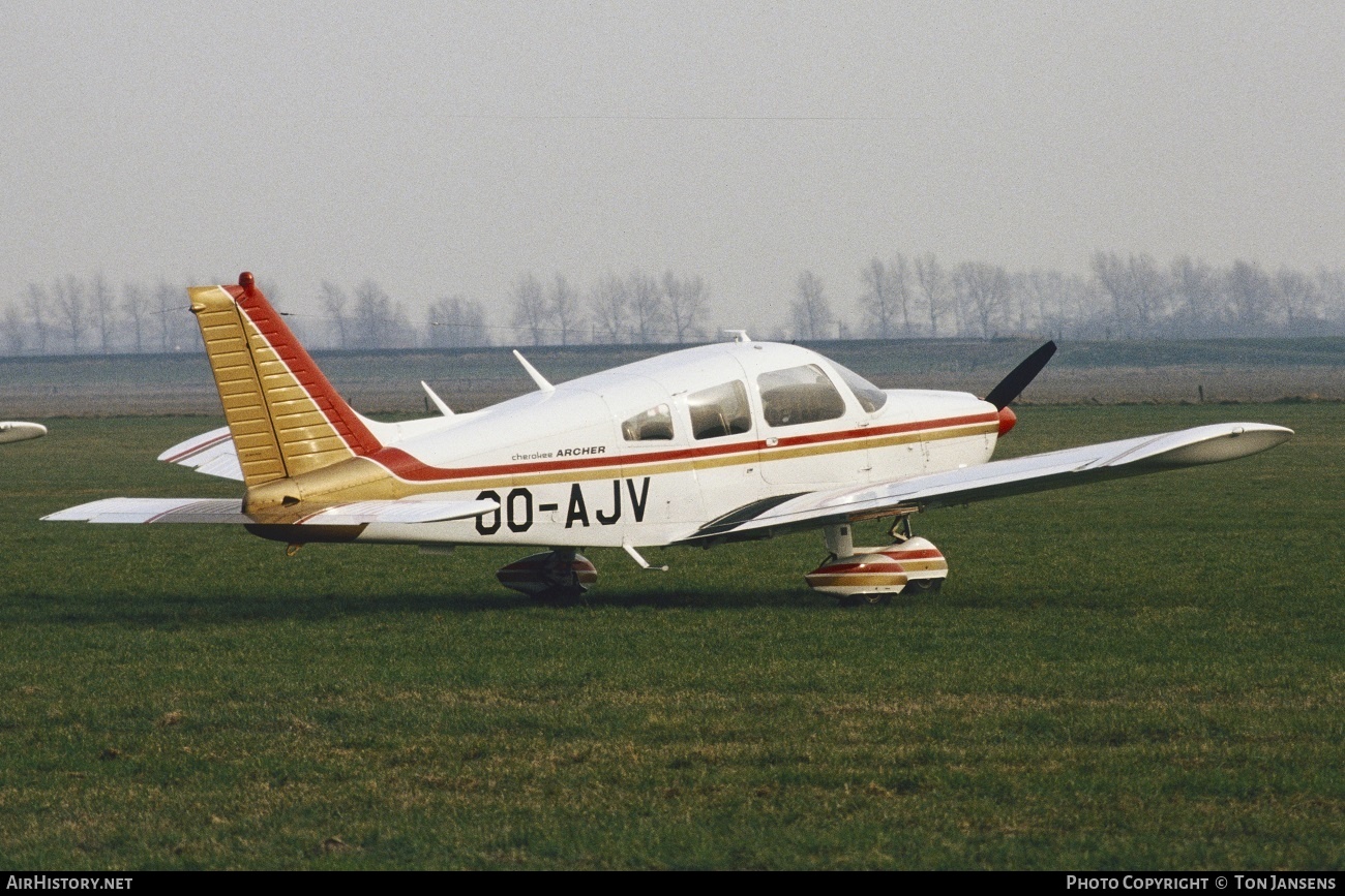 Aircraft Photo of OO-AJV | Piper PA-28-180 Cherokee Archer | AirHistory.net #533266