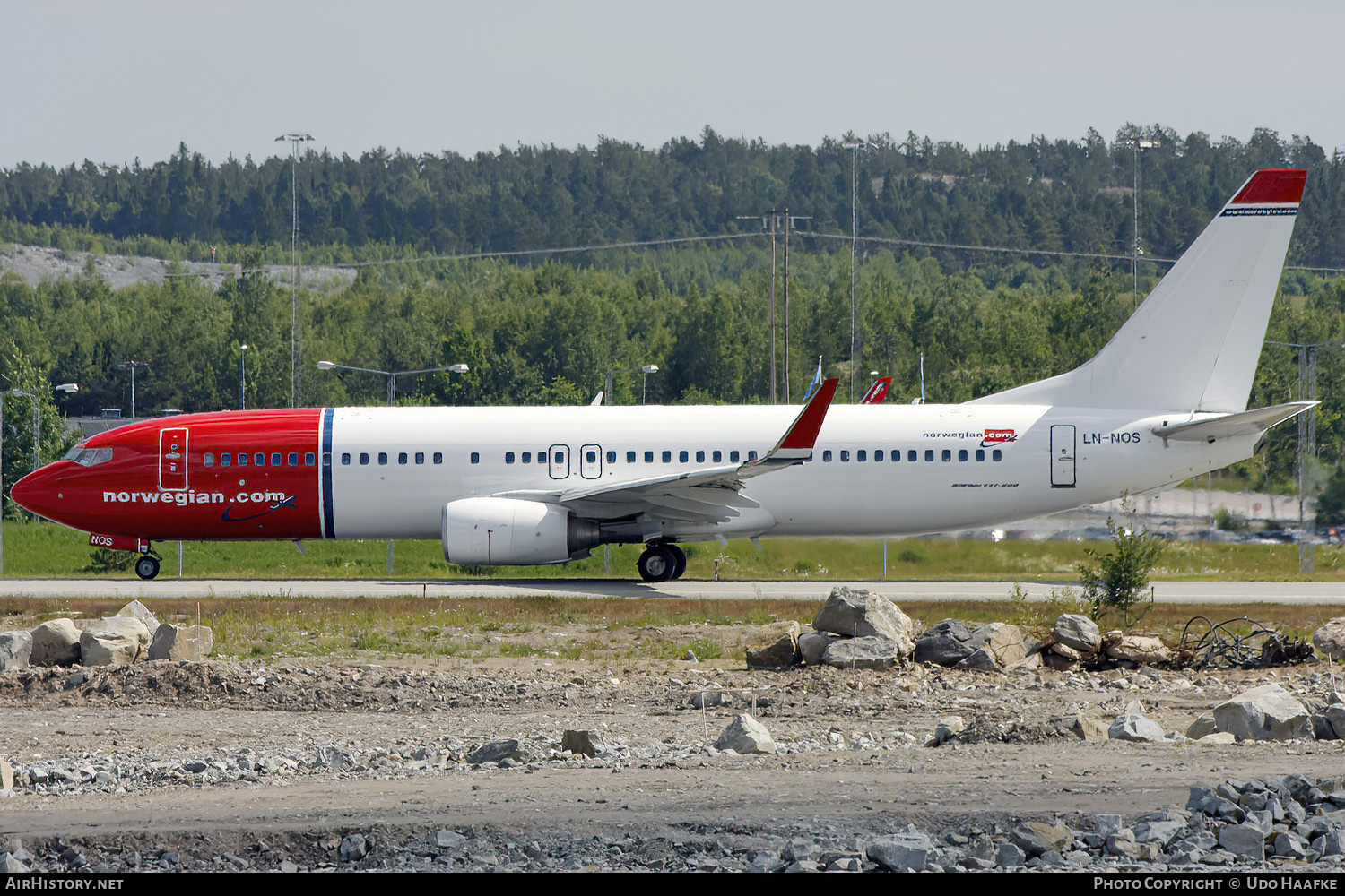 Aircraft Photo of LN-NOS | Boeing 737-8BK | Norwegian | AirHistory.net #533274