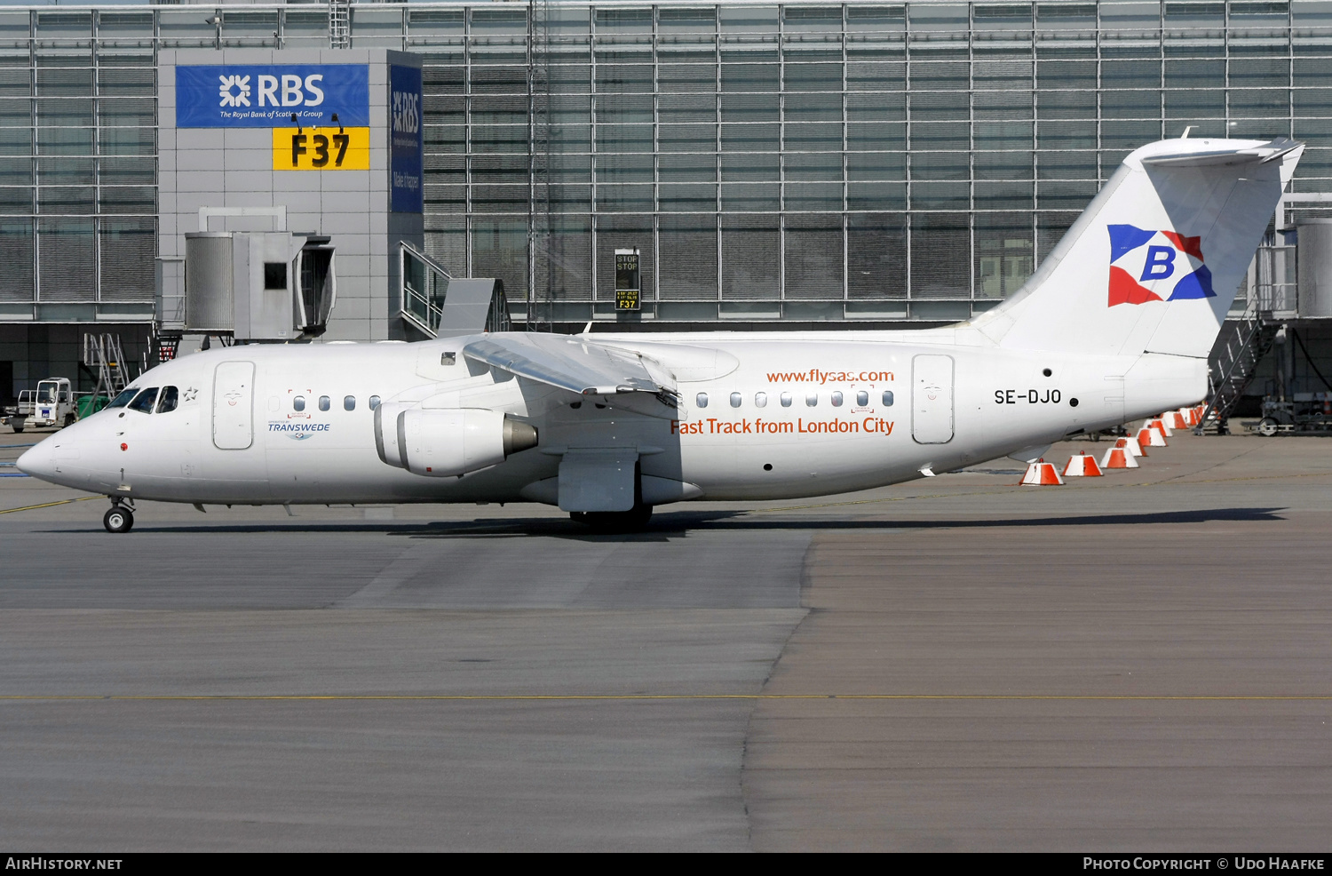 Aircraft Photo of SE-DJO | British Aerospace Avro 146-RJ85 | Transwede Airways | AirHistory.net #533279