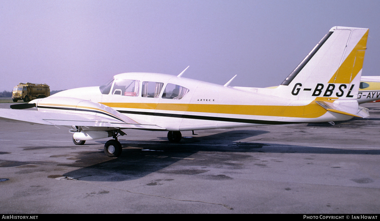 Aircraft Photo of G-BBSL | Piper PA-23-250 Aztec E | AirHistory.net #533304