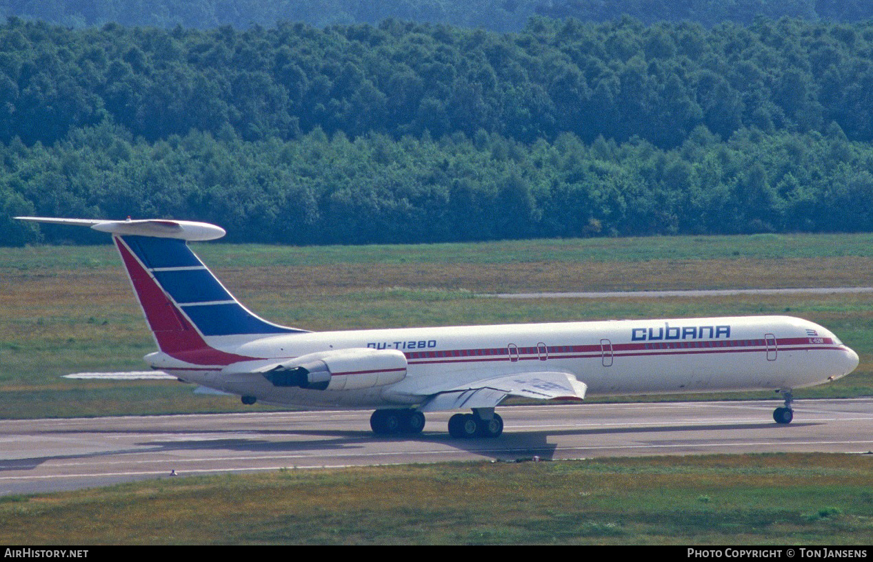 Aircraft Photo of CU-T1280 | Ilyushin Il-62M | Cubana | AirHistory.net #533339