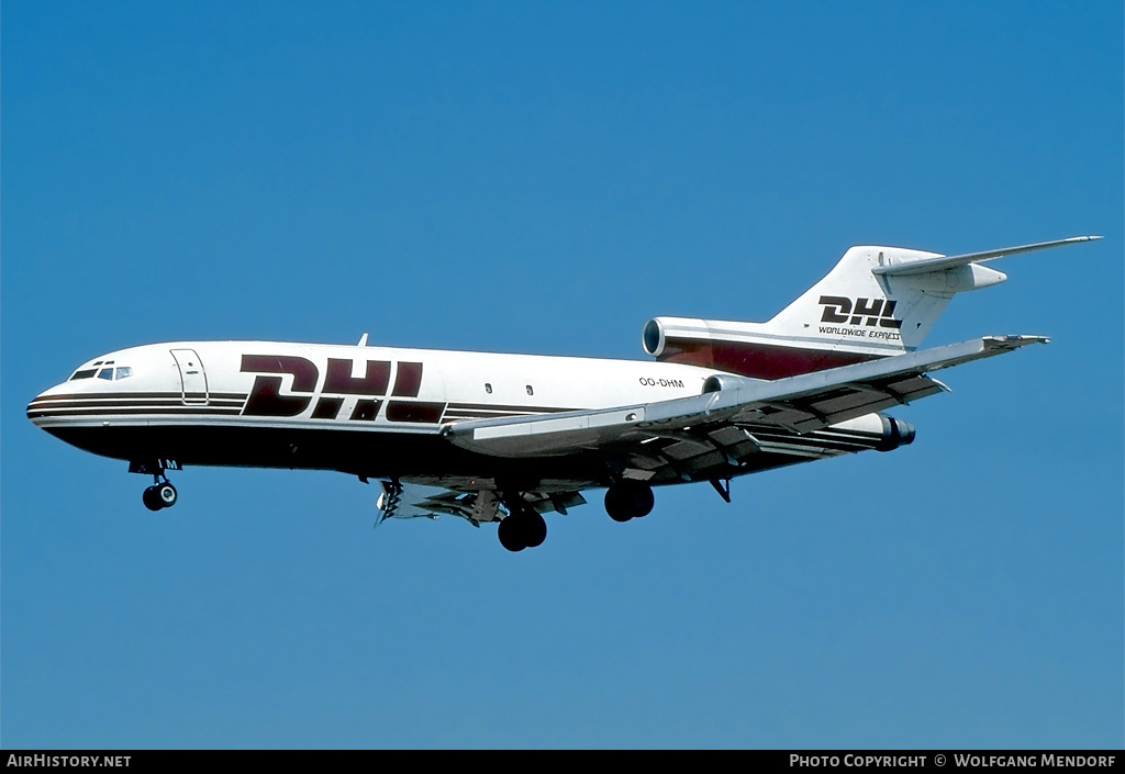 Aircraft Photo of OO-DHM | Boeing 727-31(F) | DHL Worldwide Express | AirHistory.net #533354