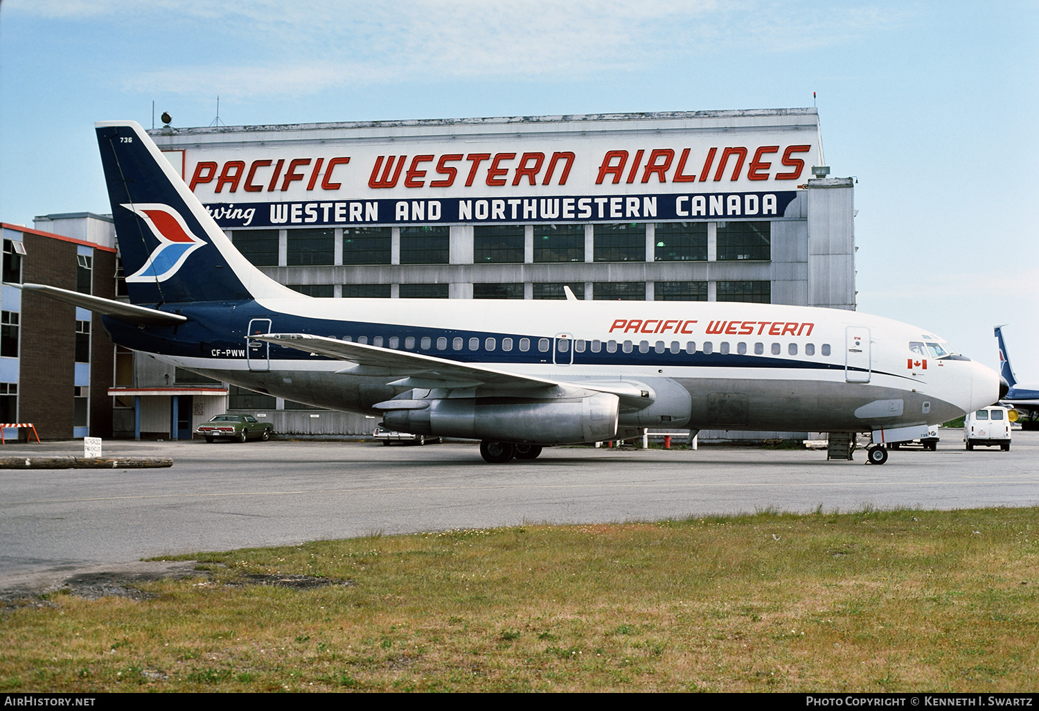 Aircraft Photo of CF-PWW | Boeing 737-275 | Pacific Western Airlines | AirHistory.net #533373