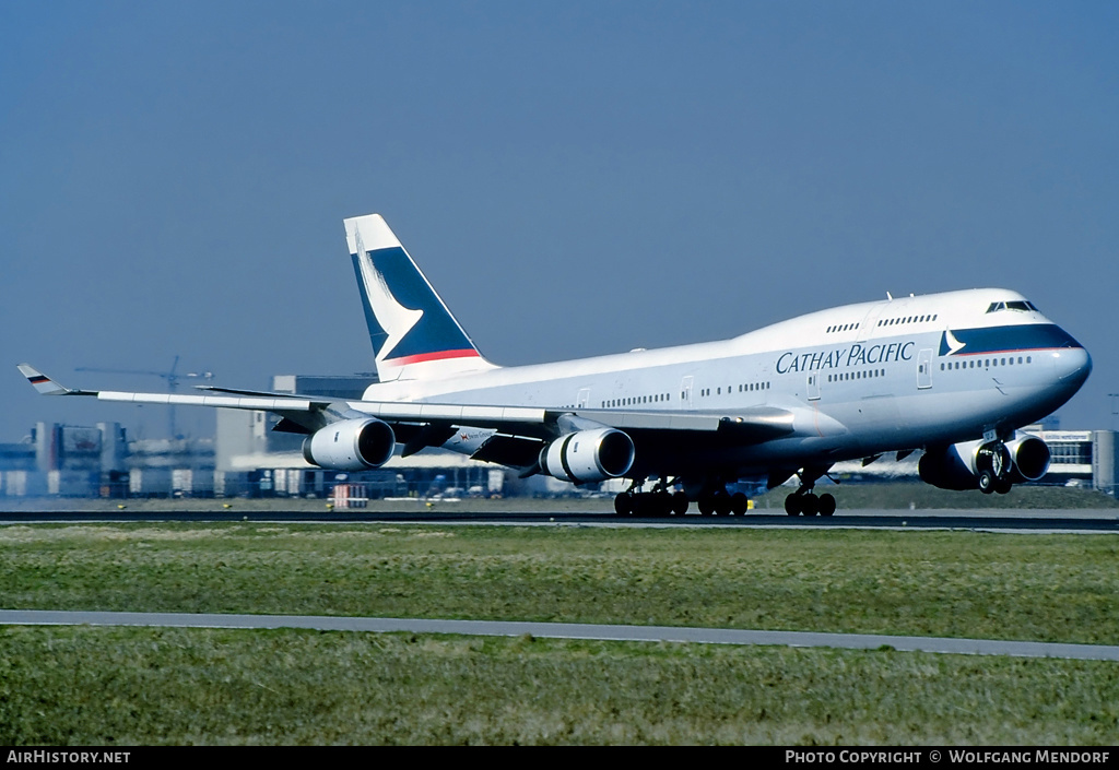 Aircraft Photo of VR-HUJ | Boeing 747-467 | Cathay Pacific Airways | AirHistory.net #533374