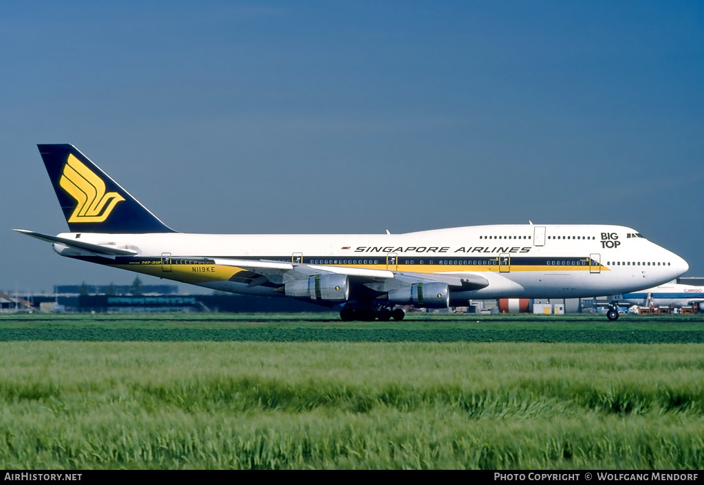 Aircraft Photo of N119KE | Boeing 747-312 | Singapore Airlines | AirHistory.net #533392