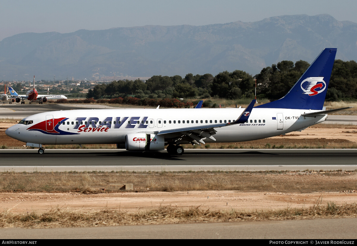 Aircraft Photo of OK-TVL | Boeing 737-8FN | Travel Service | AirHistory.net #533393