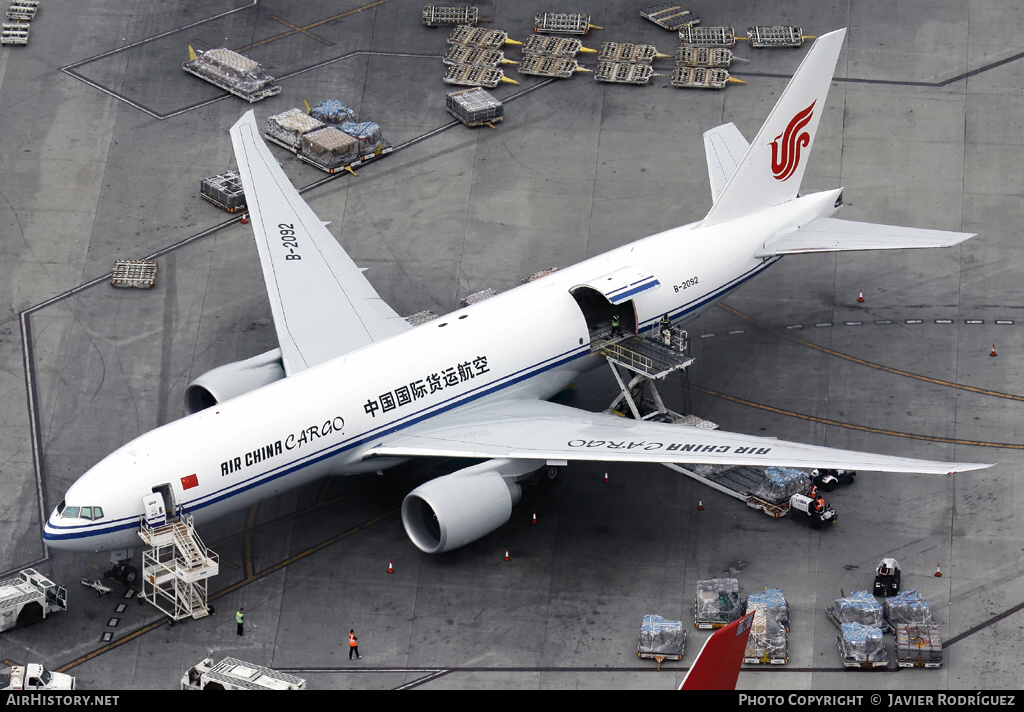 Aircraft Photo of B-2092 | Boeing 777-FFT | Air China Cargo | AirHistory.net #533396