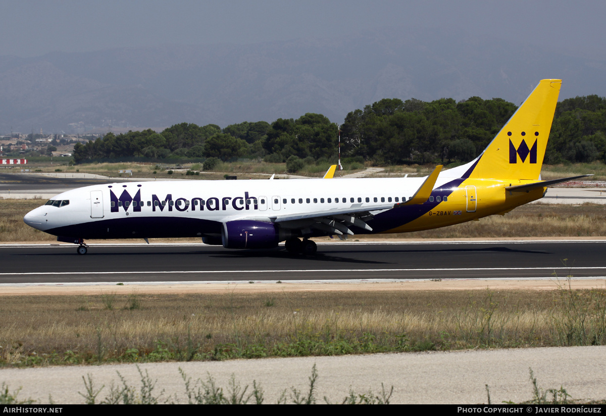 Aircraft Photo of G-ZBAV | Boeing 737-82R | Monarch Airlines | AirHistory.net #533400