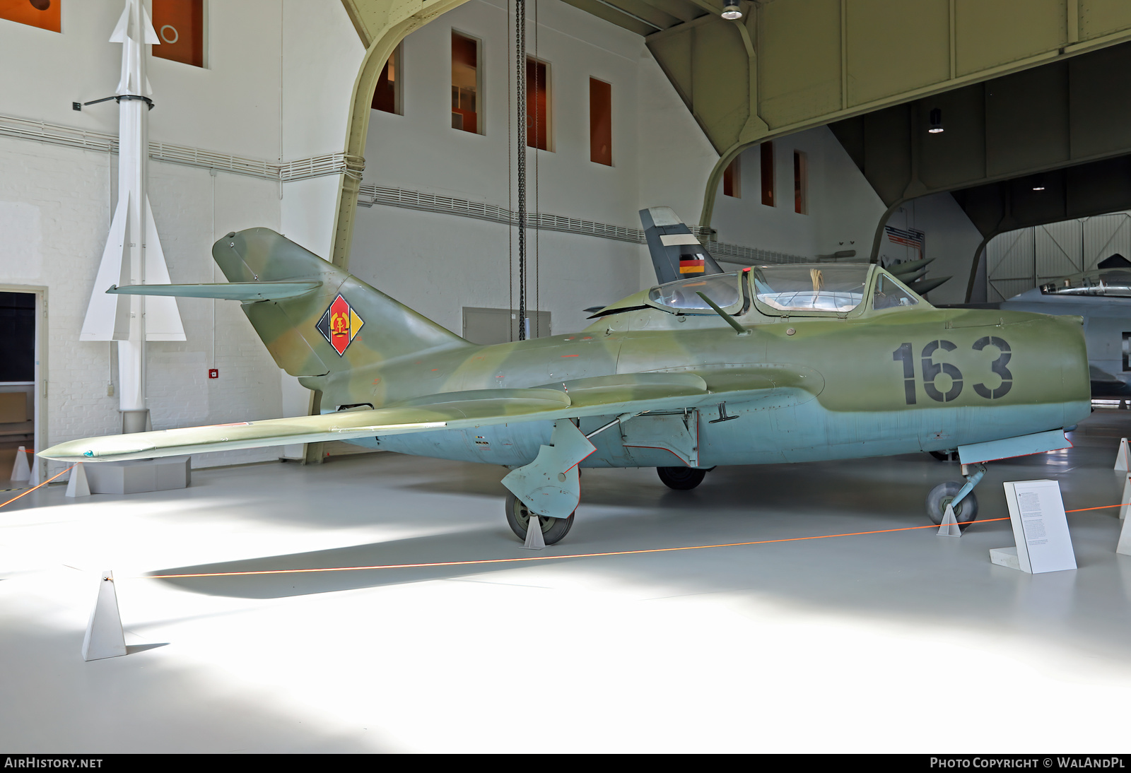 Aircraft Photo of 163 | Mikoyan-Gurevich MiG-15UTI | East Germany - Air Force | AirHistory.net #533406