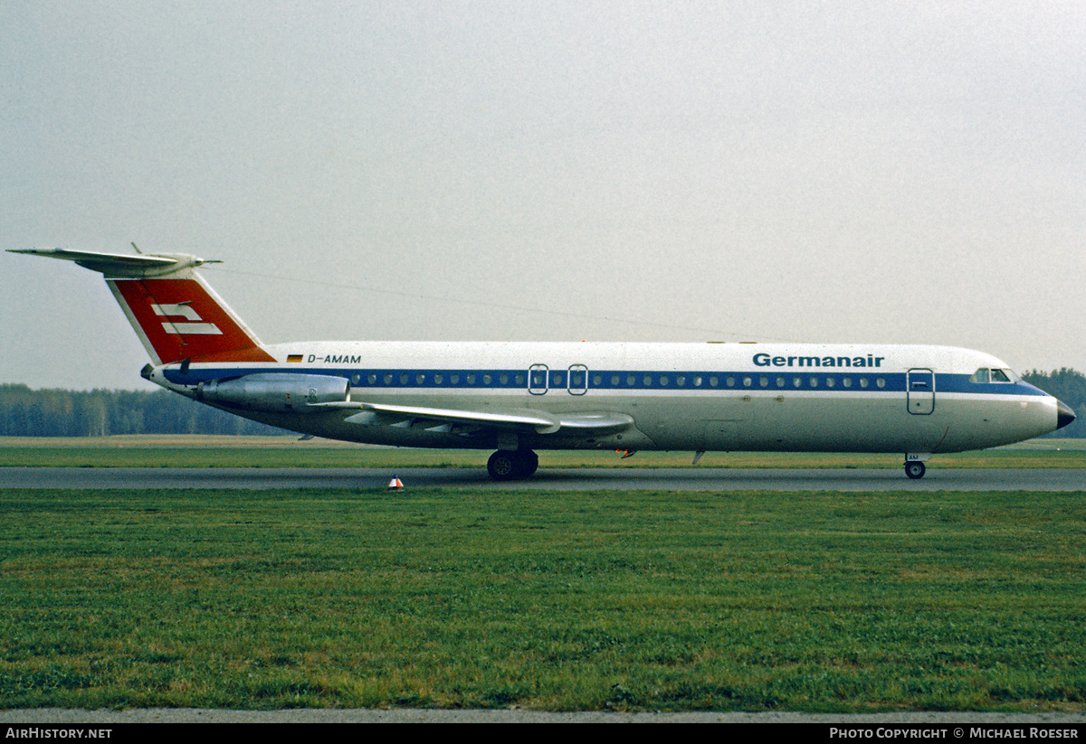 Aircraft Photo of D-AMAM | BAC 111-515FB One-Eleven | Germanair | AirHistory.net #533428