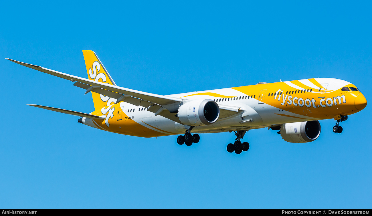 Aircraft Photo of 9V-OJD | Boeing 787-9 Dreamliner | Scoot | AirHistory.net #533449