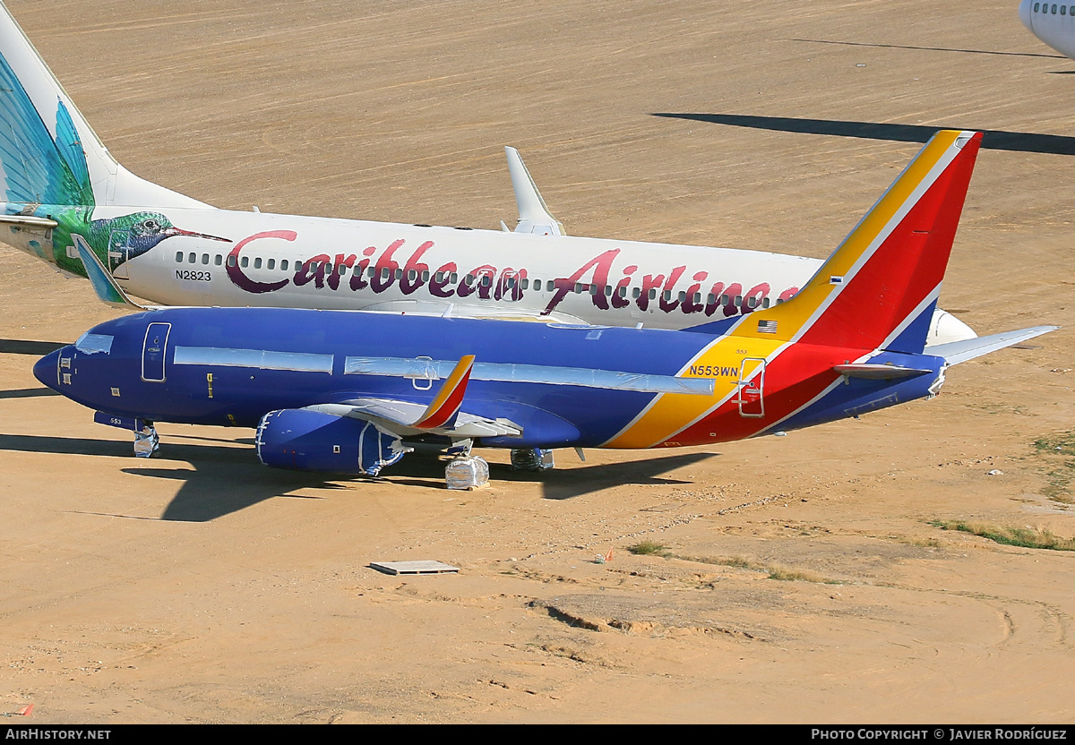 Aircraft Photo of N553WN | Boeing 737-7BX | Southwest Airlines | AirHistory.net #533475