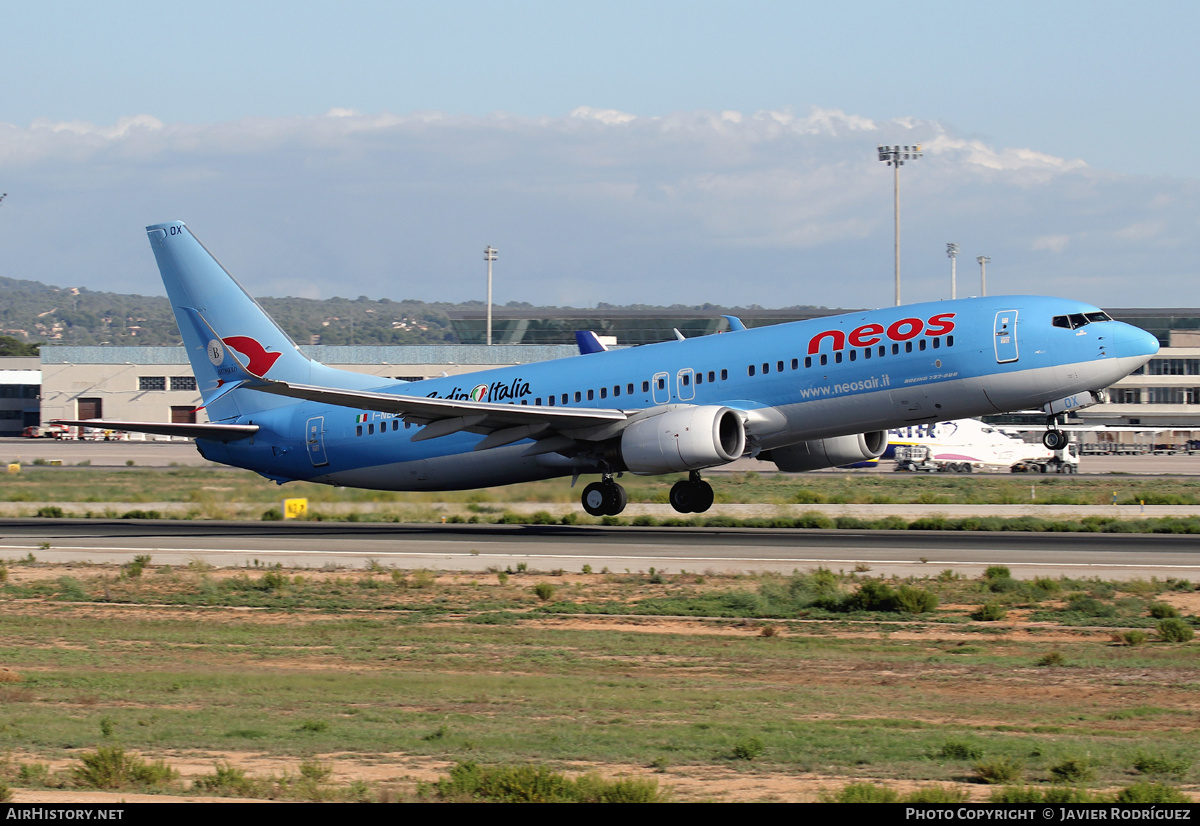 Aircraft Photo of I-NEOX | Boeing 737-86N | Neos | AirHistory.net #533480