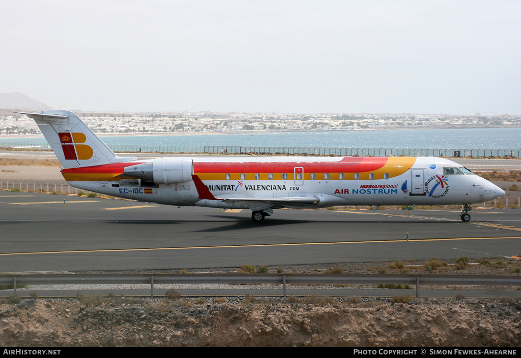 Aircraft Photo of EC-IDC | Bombardier CRJ-200ER (CL-600-2B19) | Iberia Regional | AirHistory.net #533510