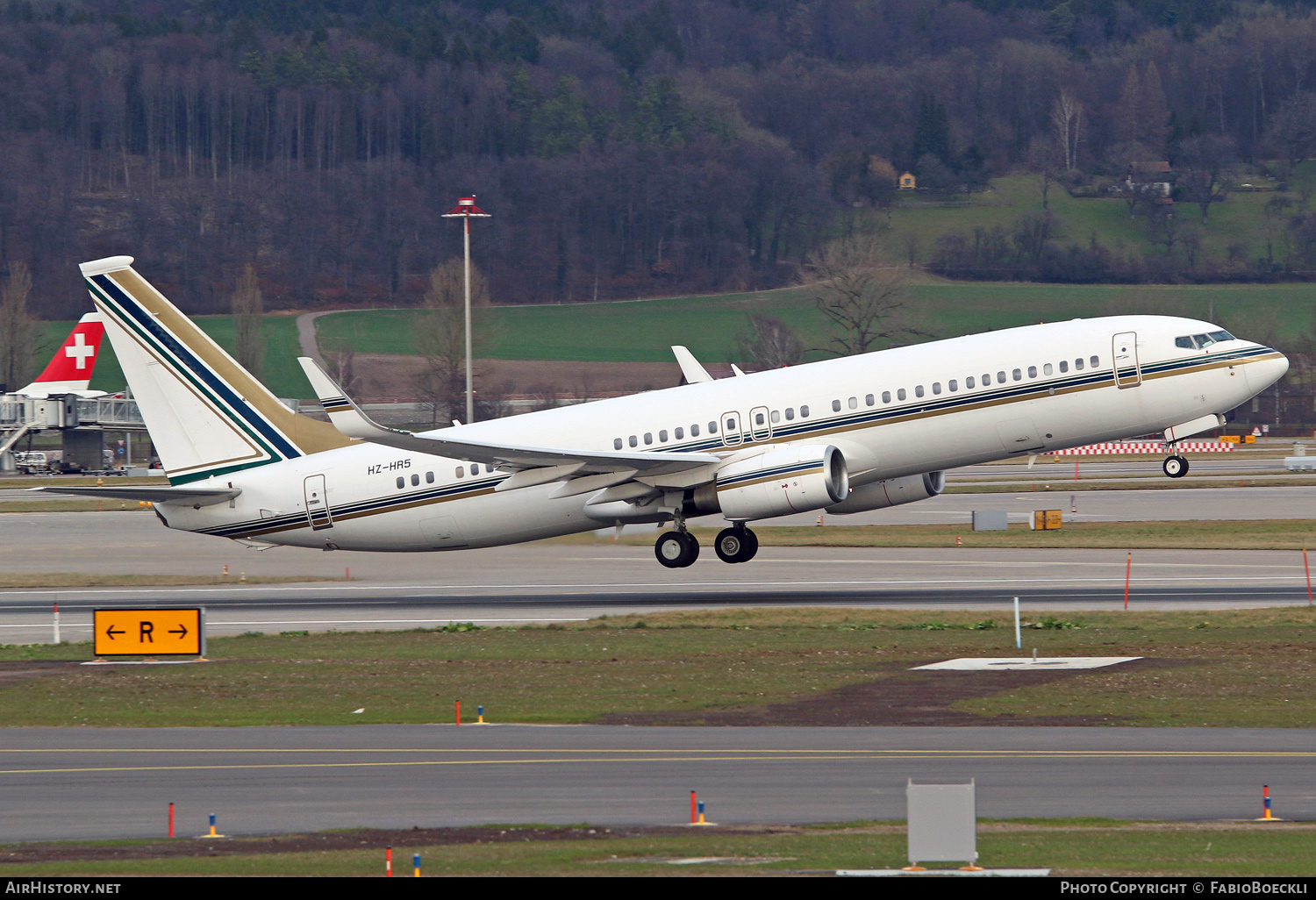 Aircraft Photo of HZ-HR5 | Boeing 737-8AN BBJ2 | AirHistory.net #533512
