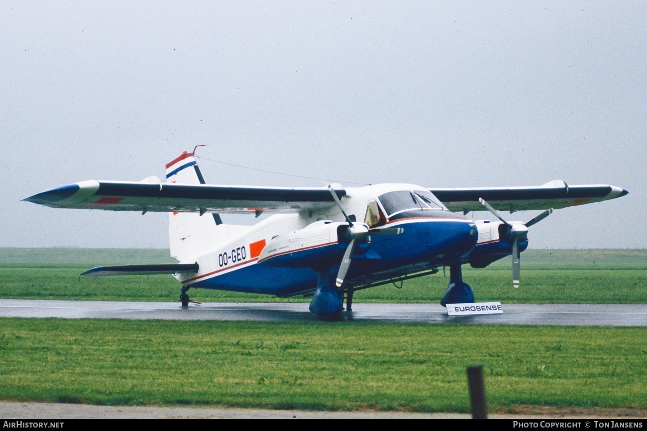 Aircraft Photo of OO-GEO | Dornier Do-28D-1 Skyservant | AirHistory.net #533538