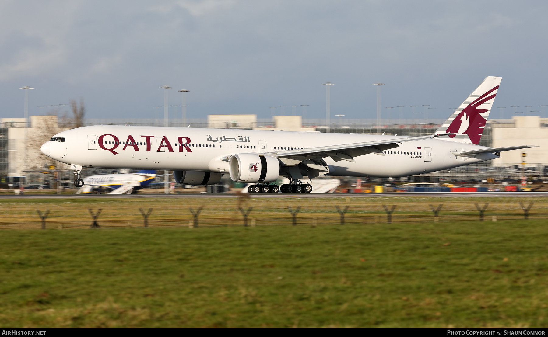 Aircraft Photo of A7-BOF | Boeing 777-3ZG/ER | Qatar Airways | AirHistory.net #533547