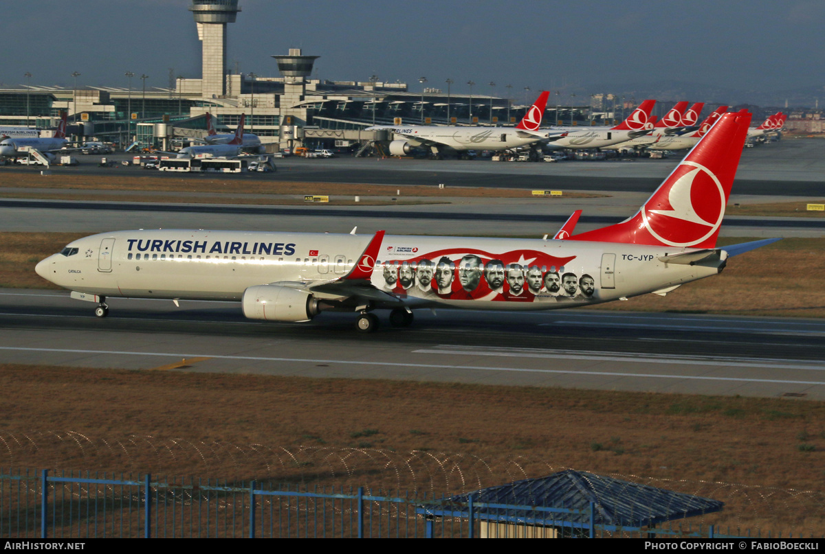 Aircraft Photo of TC-JYP | Boeing 737-9F2/ER | Turkish Airlines | AirHistory.net #533578