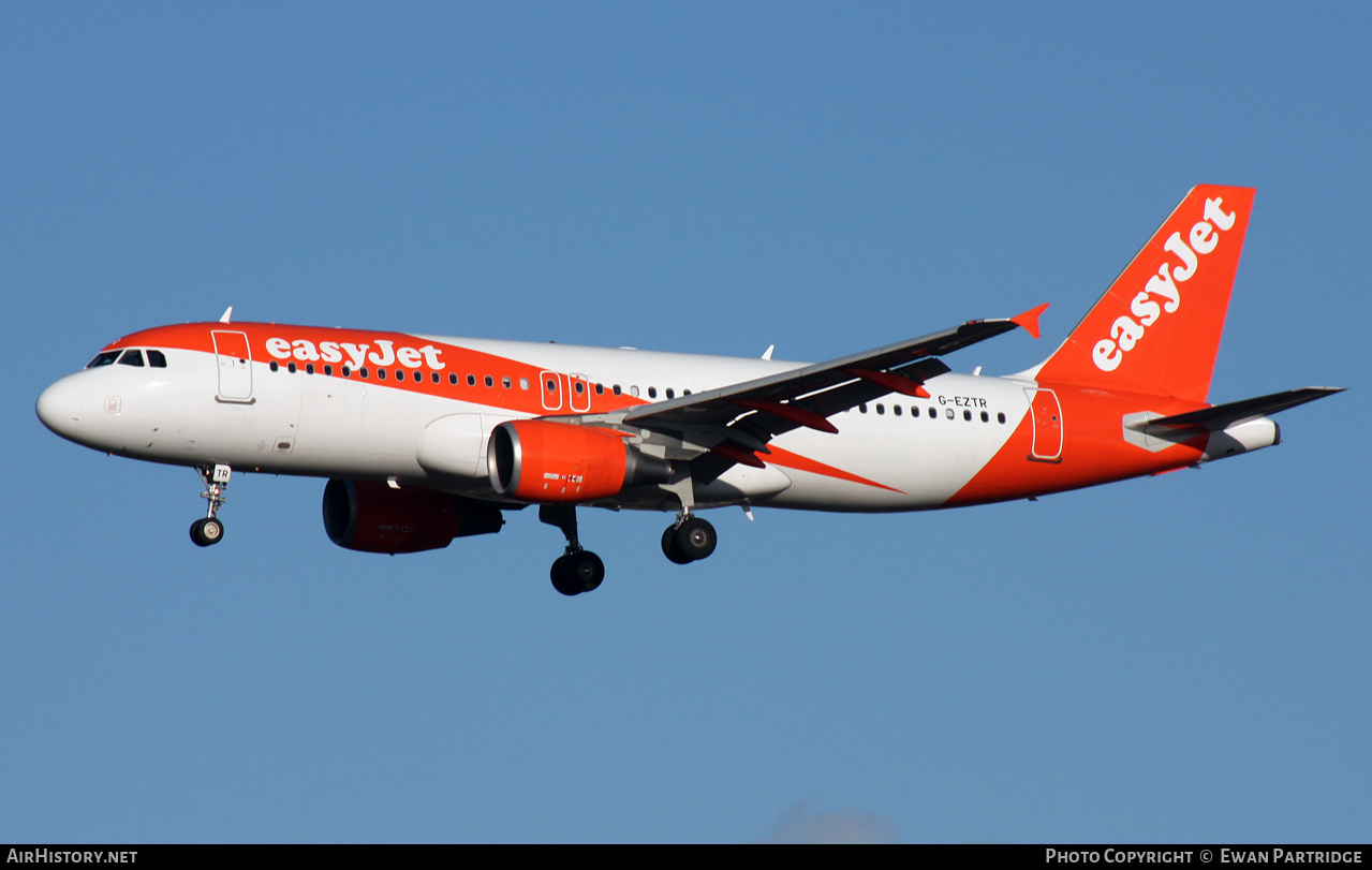 Aircraft Photo of G-EZTR | Airbus A320-214 | EasyJet | AirHistory.net #533604