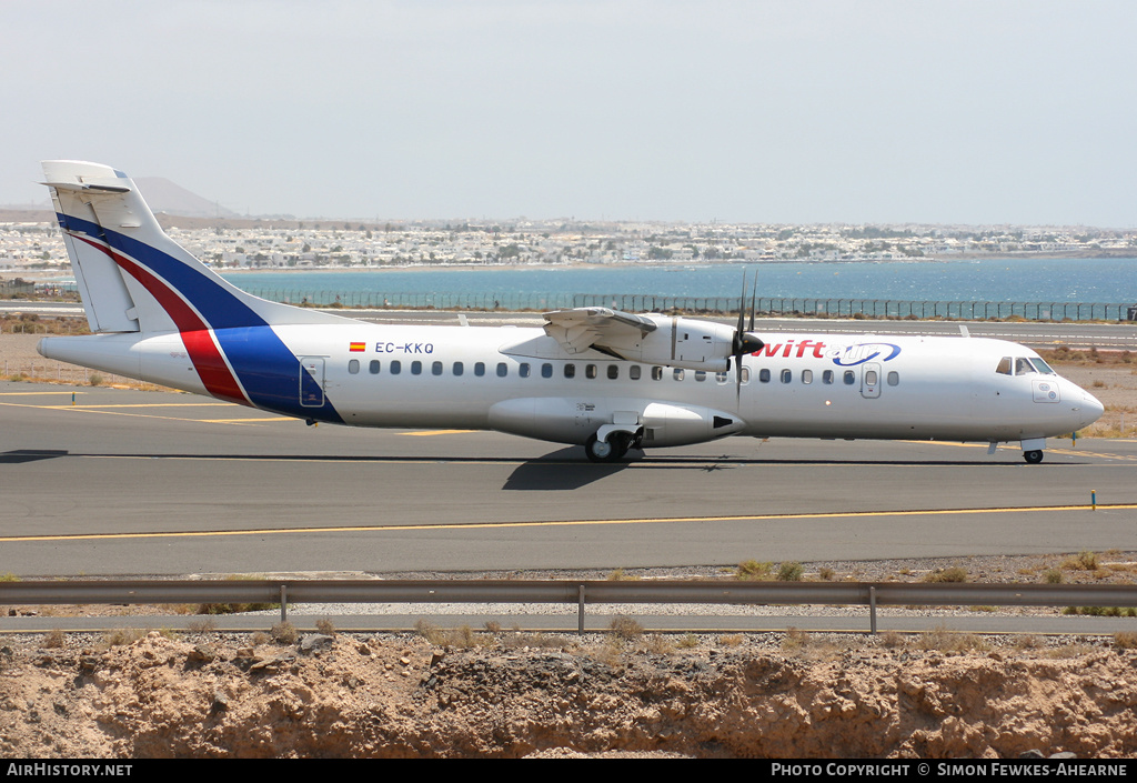 Aircraft Photo of EC-KKQ | ATR ATR-72-500 (ATR-72-212A) | Swiftair | AirHistory.net #533620