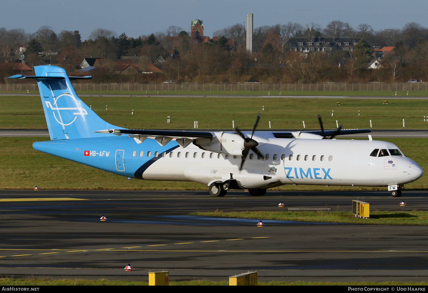 Aircraft Photo of HB-AFW | ATR ATR-72-202/F | Zimex Aviation | AirHistory.net #533645