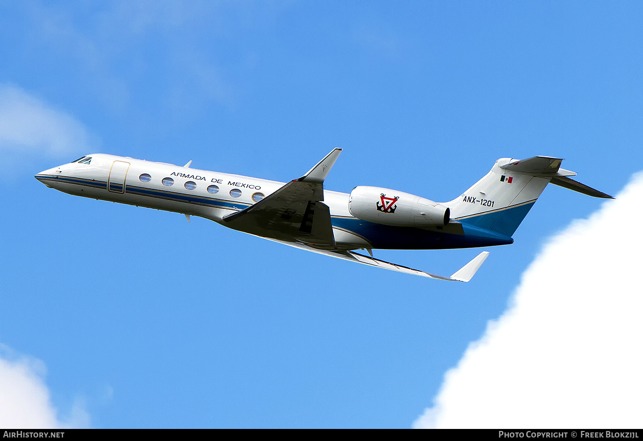 Aircraft Photo of ANX-1201 | Gulfstream Aerospace G-V-SP Gulfstream G550 | Mexico - Navy | AirHistory.net #533664
