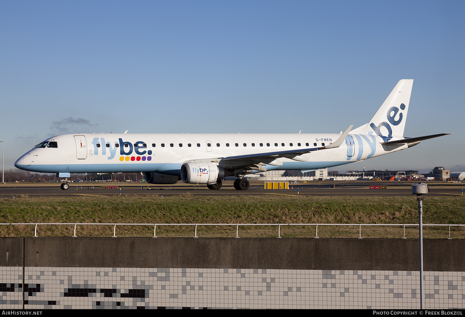 Aircraft Photo of G-FBEN | Embraer 195LR (ERJ-190-200LR) | Flybe | AirHistory.net #533680