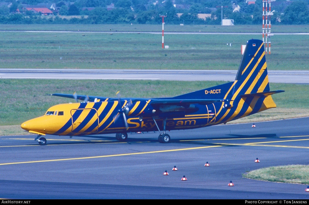 Aircraft Photo of D-ACCT | Fokker F27-500F Friendship | Sky Team | AirHistory.net #533687