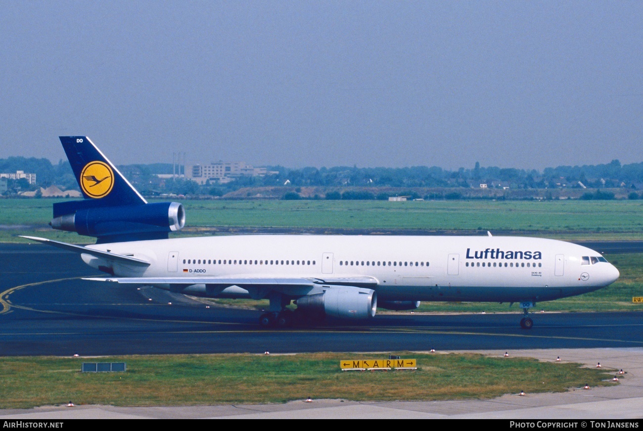 Aircraft Photo of D-ADDO | McDonnell Douglas DC-10-30 | Lufthansa | AirHistory.net #533706