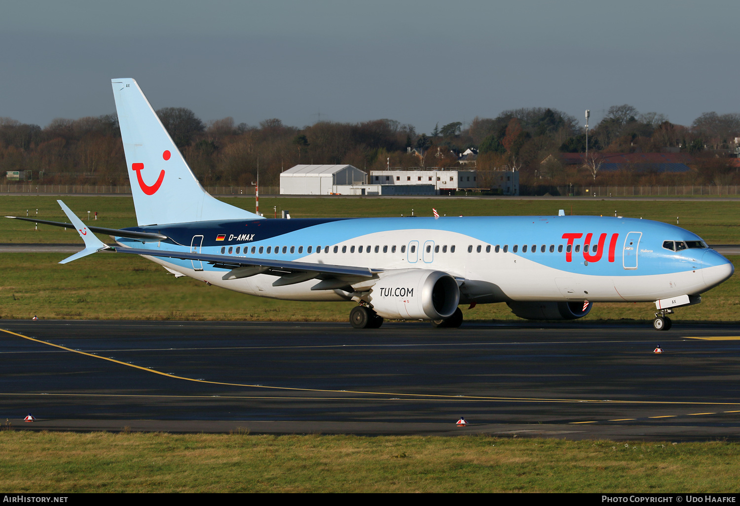 Aircraft Photo of D-AMAX | Boeing 737-8 Max 8 | TUI | AirHistory.net #533719