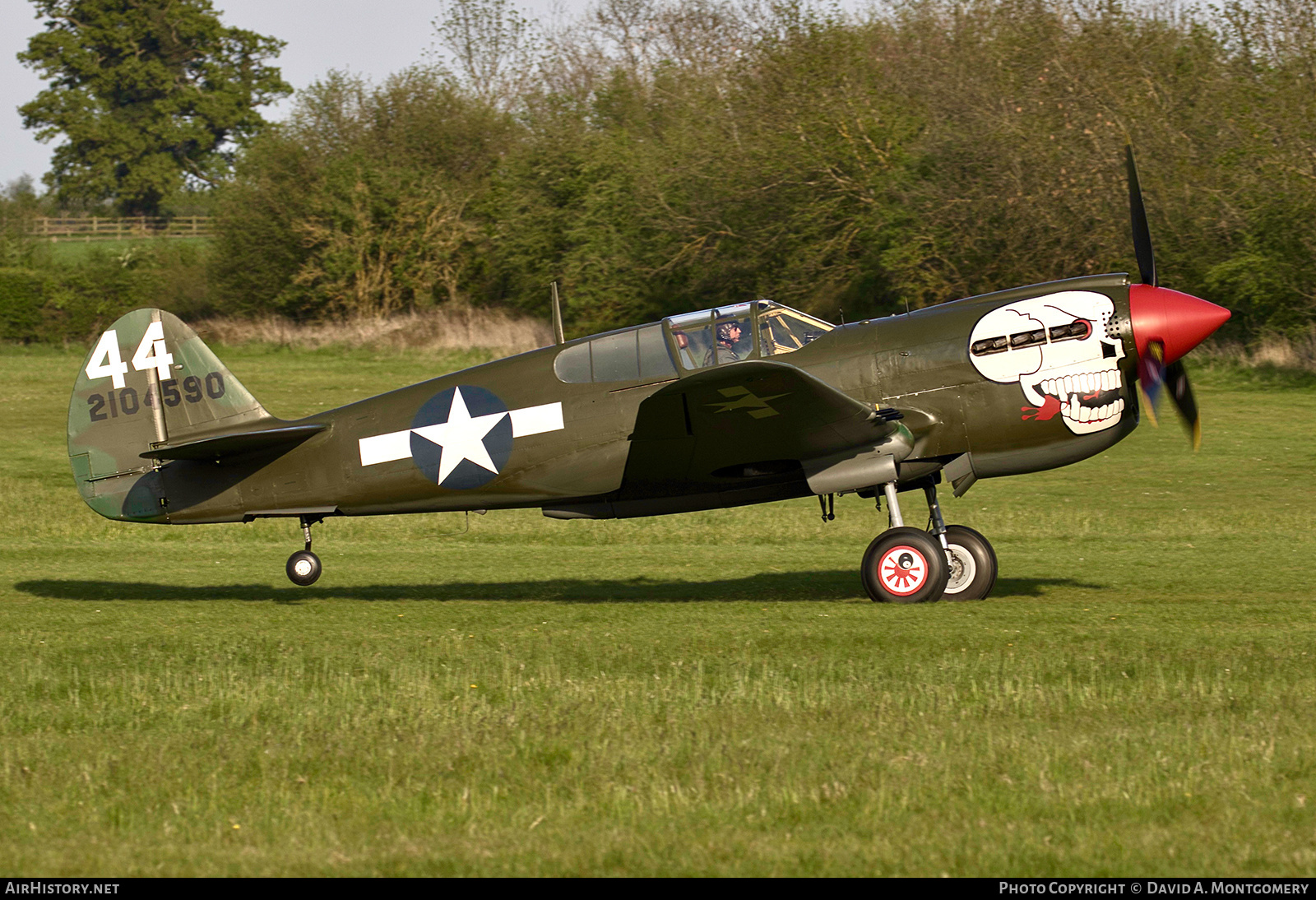 Aircraft Photo of G-KITT / 2104590 | Curtiss P-40M Kittyhawk Mk.III | USA - Air Force | AirHistory.net #533724