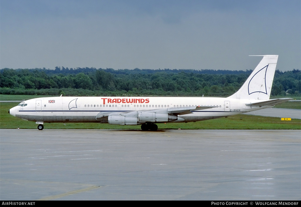 Aircraft Photo of G-BNGH | Boeing 707-321C | Tradewinds Airways | AirHistory.net #533727