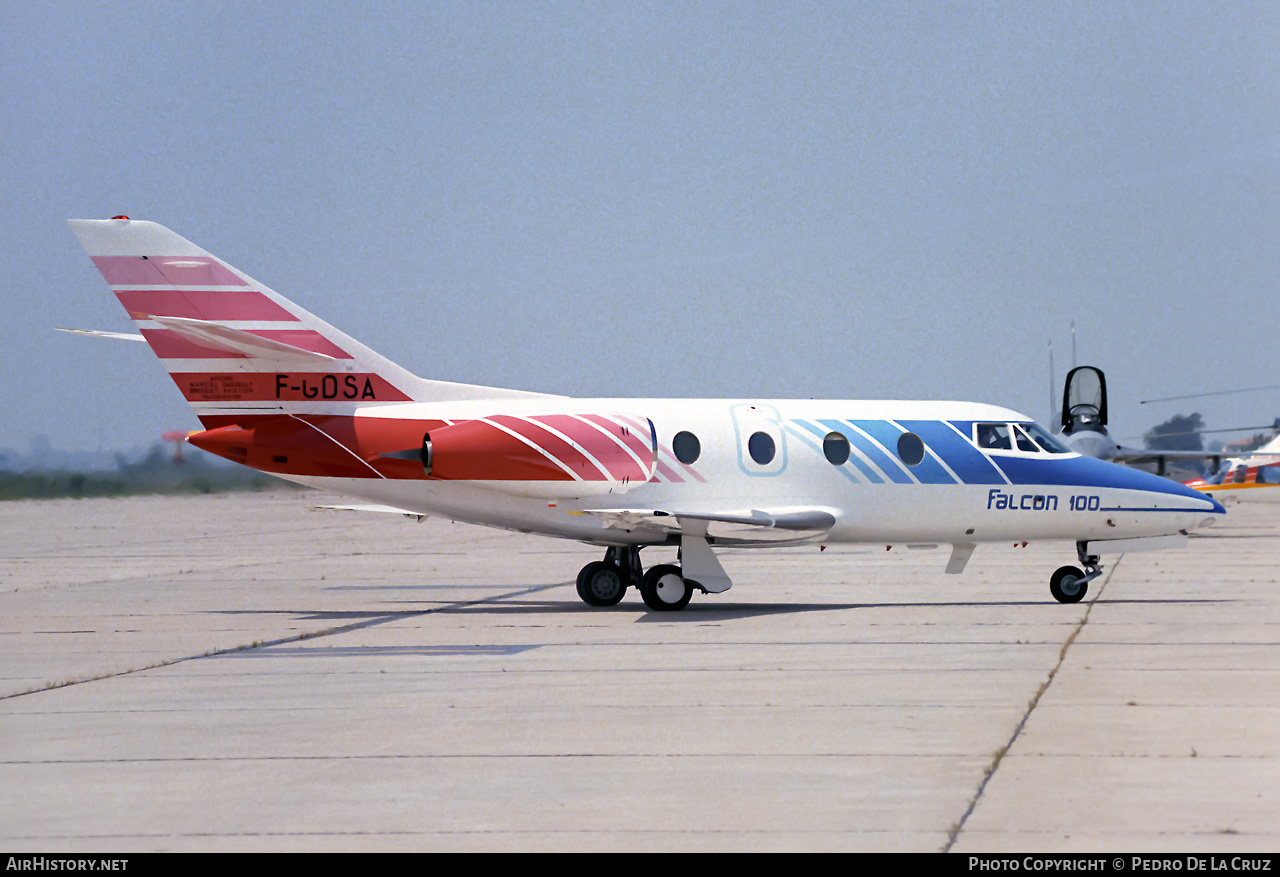 Aircraft Photo of F-GDSA | Dassault Falcon 100 | AirHistory.net #533764
