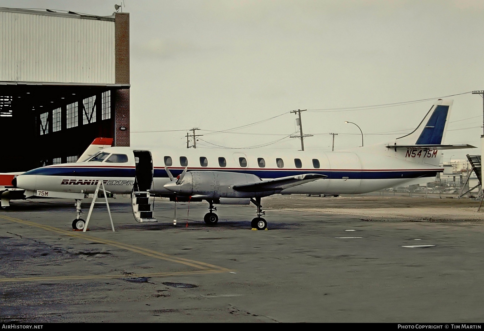 Aircraft Photo of N5475M | Swearingen SA-226TC Metro II | Braniff Express | AirHistory.net #533766