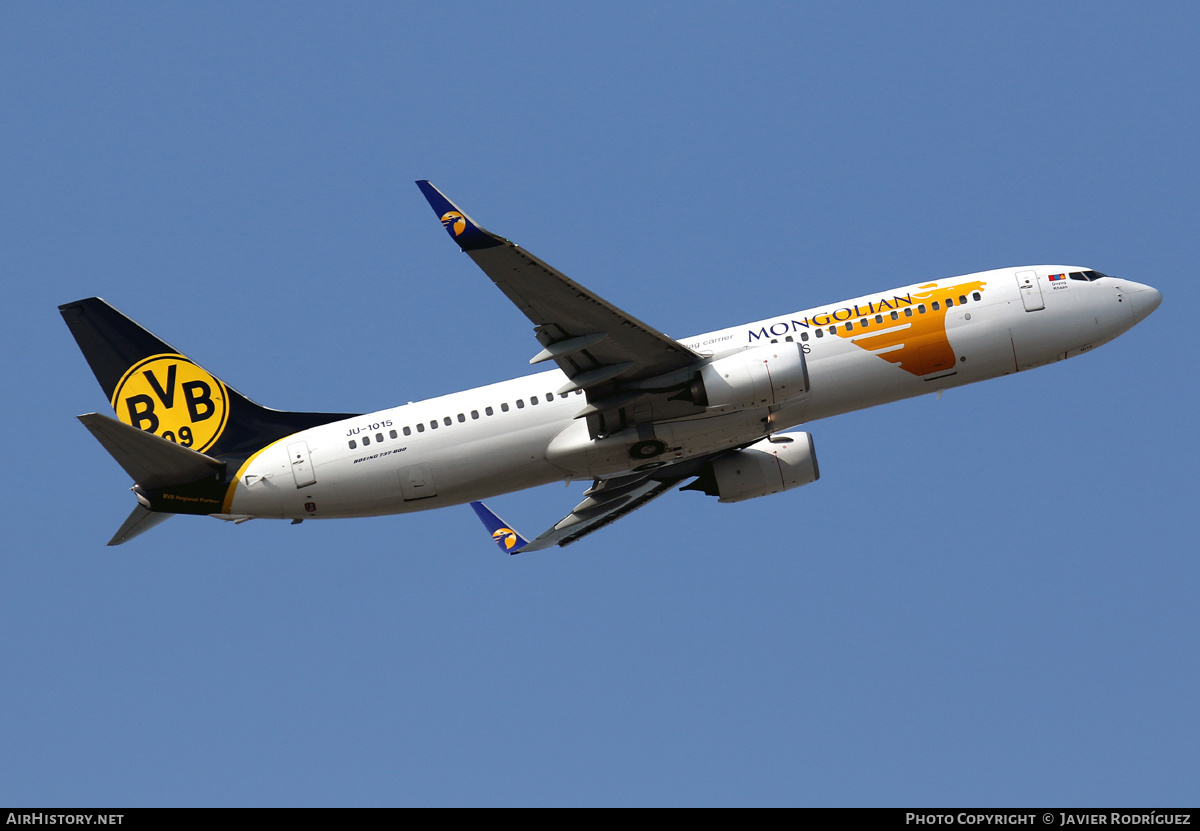 Aircraft Photo of JU-1015 | Boeing 737-8SH | MIAT Mongolian Airlines | AirHistory.net #533790