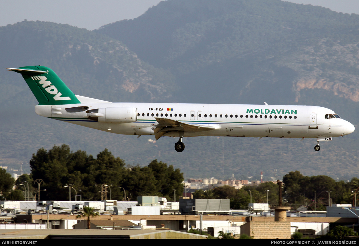 Aircraft Photo of ER-FZA | Fokker 100 (F28-0100) | Moldavian Airlines - MDV | AirHistory.net #533797