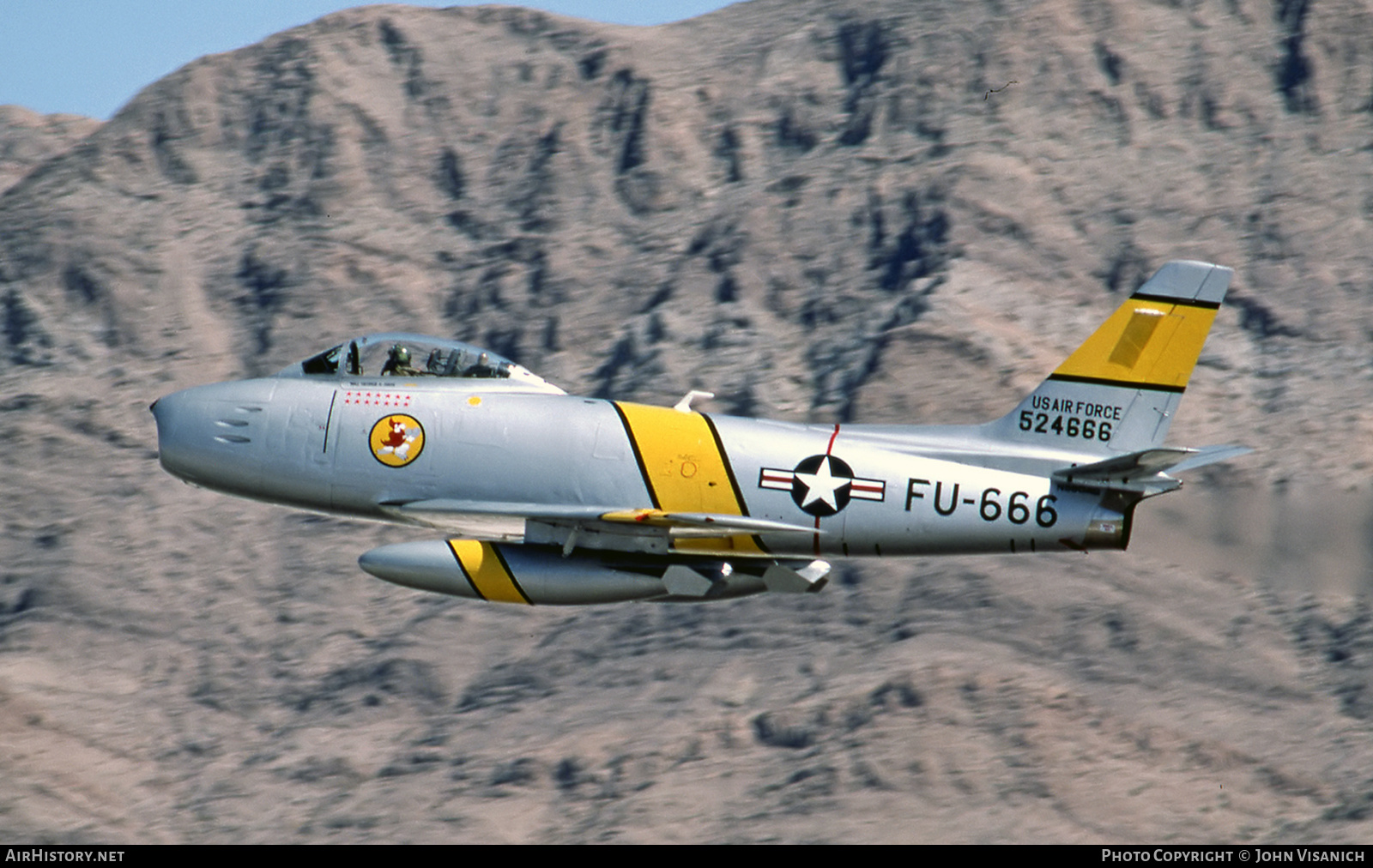 Aircraft Photo of N860AG / 524666 | North American F-86F Sabre | USA - Air Force | AirHistory.net #533810