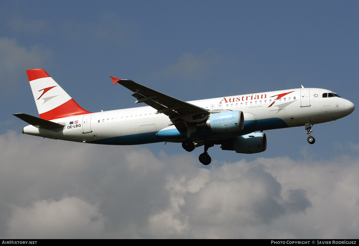 Aircraft Photo of OE-LBQ | Airbus A320-214 | Austrian Airlines | AirHistory.net #533825