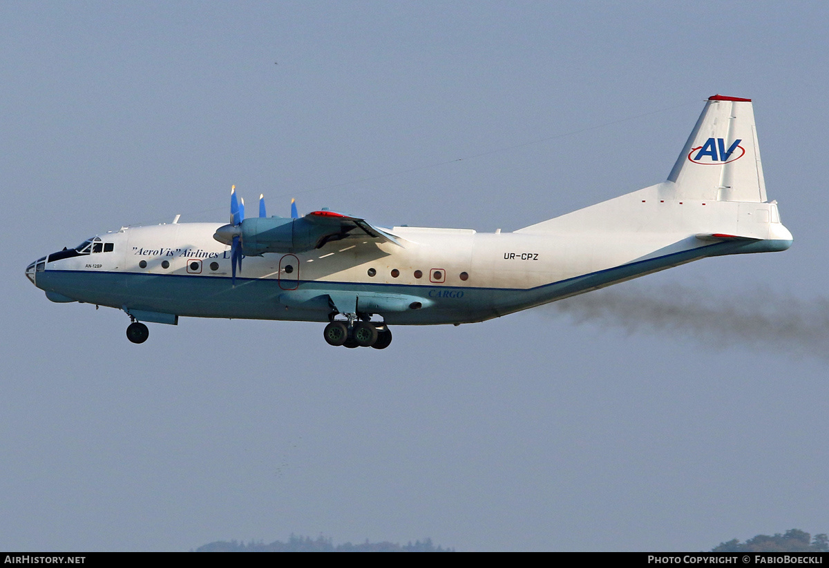 Aircraft Photo of UR-CPZ | Antonov An-12BP | AeroVis Airlines | AirHistory.net #533842