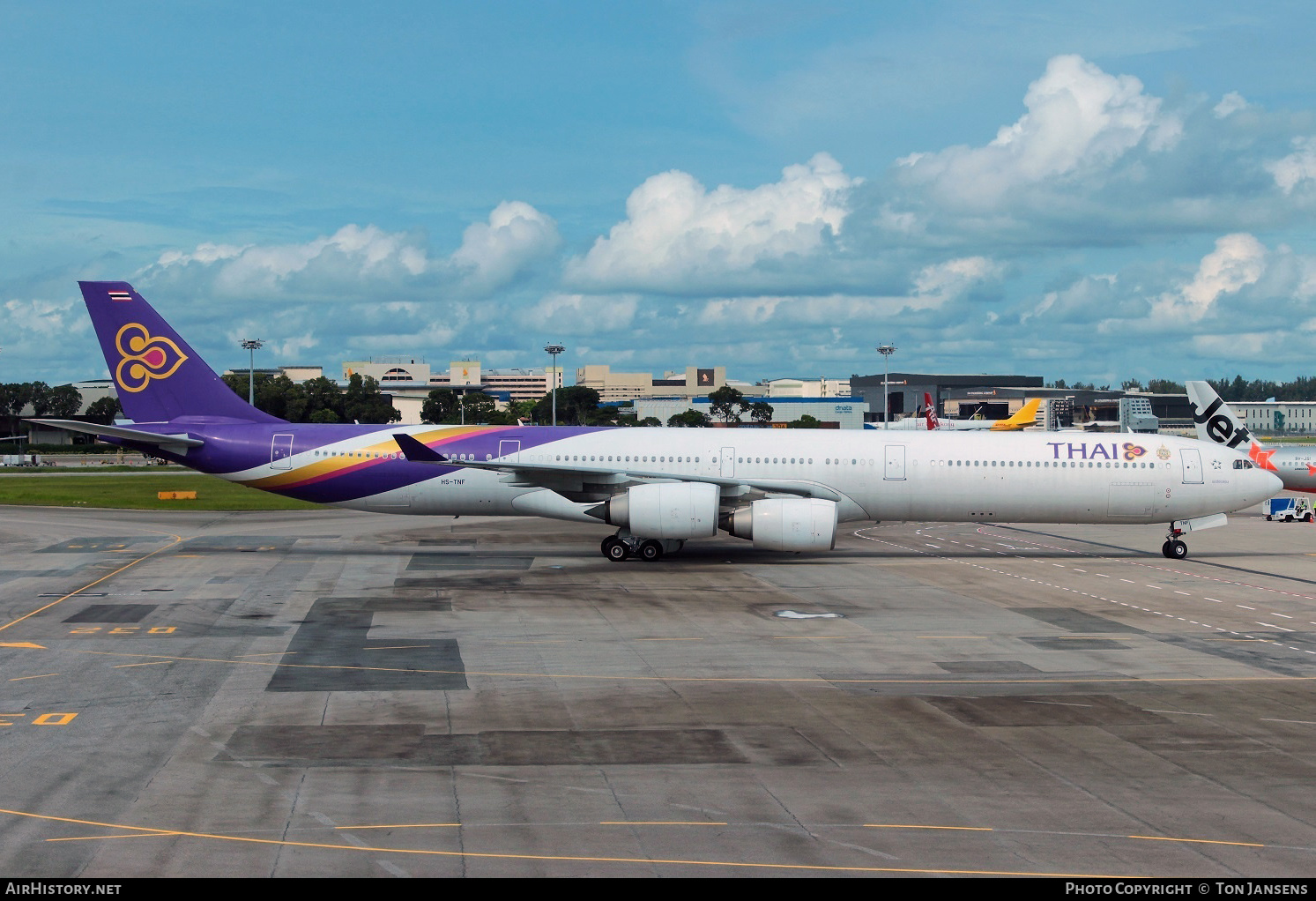 Aircraft Photo of HS-TNF | Airbus A340-642 | Thai Airways International | AirHistory.net #533847