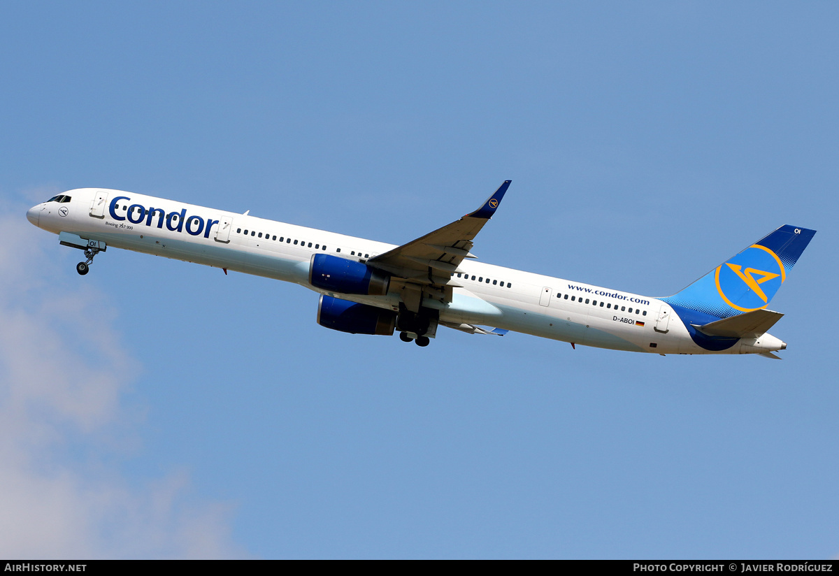 Aircraft Photo of D-ABOI | Boeing 757-330 | Condor Flugdienst | AirHistory.net #533890
