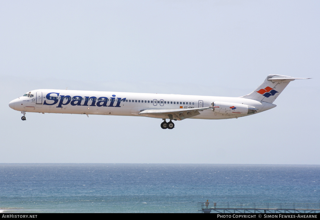 Aircraft Photo of EC-GNY | McDonnell Douglas MD-83 (DC-9-83) | Spanair | AirHistory.net #533897